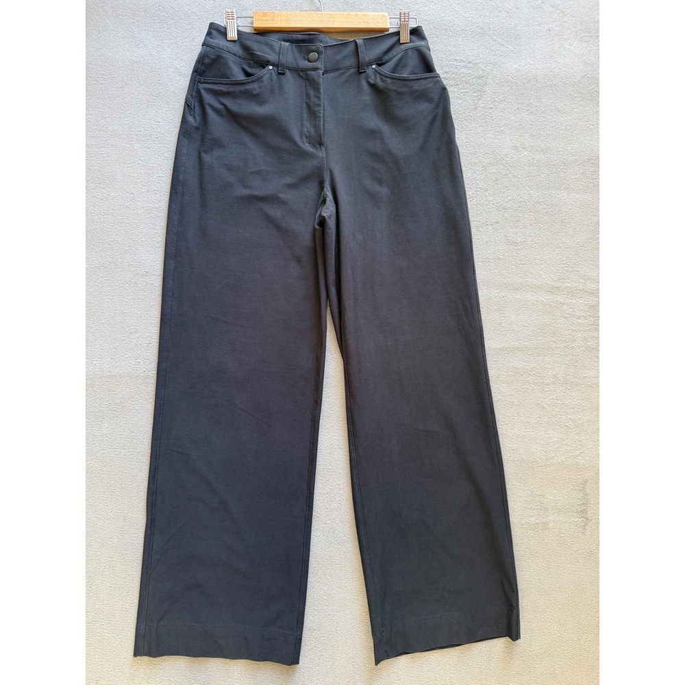 Lululemon Women's  Black City Sleek 5 Pocket Wide-Leg Pant Size 28 Athleisure